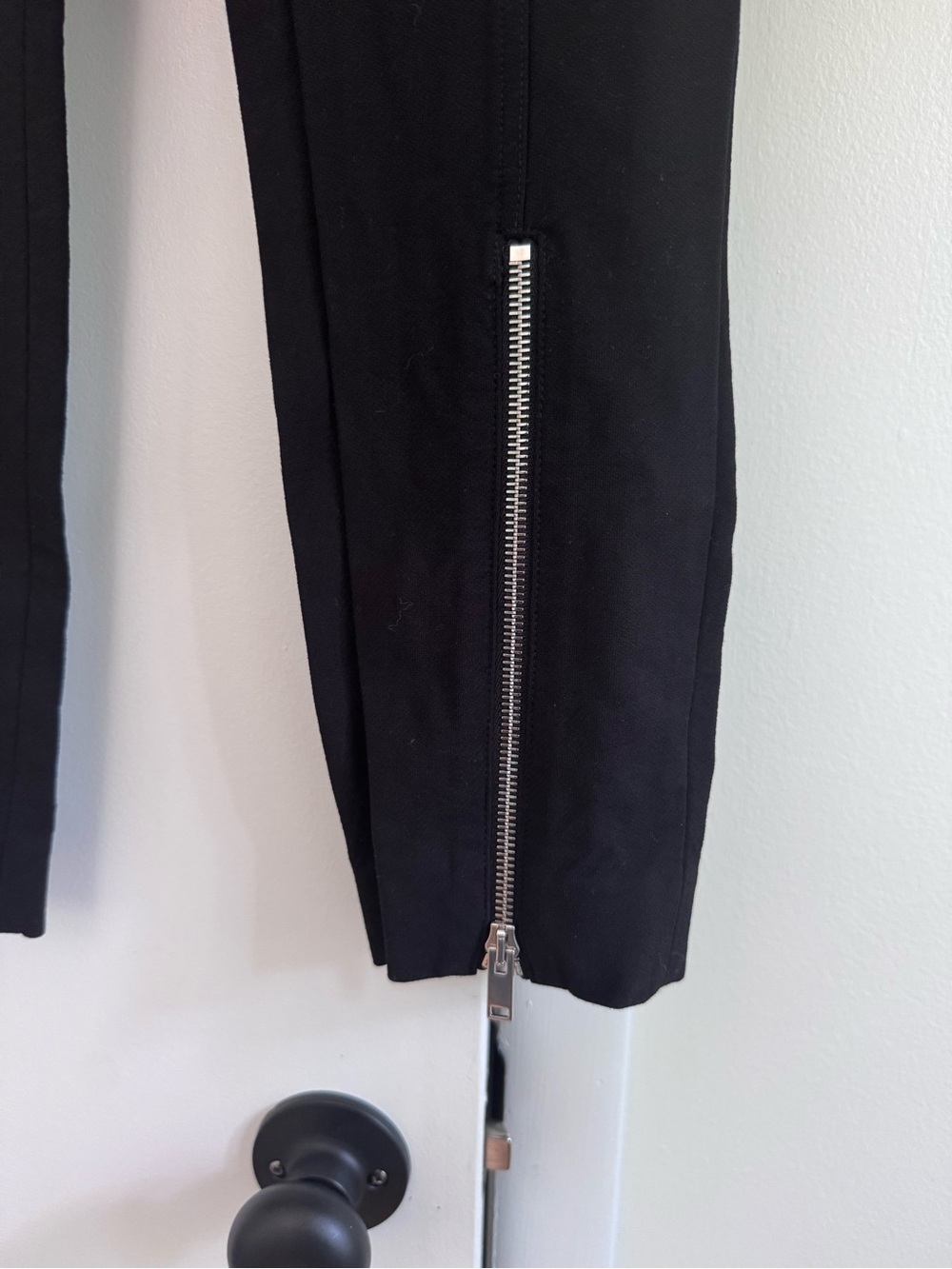 Khaite Meadow black pants with zip ankles Size 6 - Picture 3 of 11
